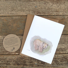 watercolor cards: woodland collection