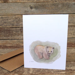 watercolor cards: woodland collection
