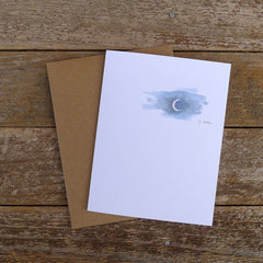 watercolor cards: night collection